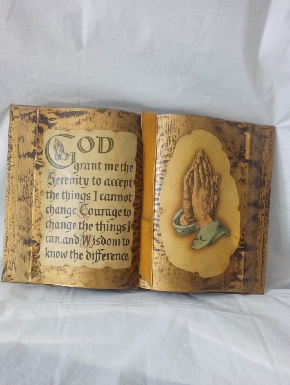 Serenity Alter Bible 12" X 9" In Very Good Vintage Condition Looks Like A Real